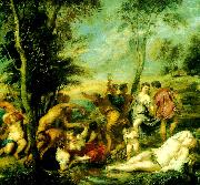 Peter Paul Rubens backanal pa andros Germany oil painting artist